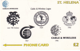 ST. HELENA ISL.(GPT) - Cable & Wireless Logos, CN : 327CSHD/B, Tirage 1200, Used - St. Helena