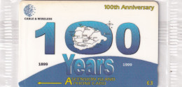 ASCENSION ISL.(GPT) - 100 Years 1899-1999, CN : 308CASA/C(normal 0), Tirage 1000, Mint - Isole Ascensione