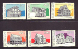 Suriname Republiek - Surinam Republic 1365 T/m 1370 MNH ** Buildings (1991) - Suriname