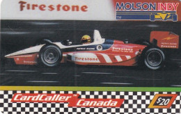 CANADA - Molson Indy/Firestone, Cardcaller Prepaid Card $20, Exp.date 02/01/96, Used - Canada