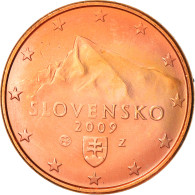 Slovaquie, 5 Euro Cent, 2009, Kremnica, SUP, Copper Plated Steel, KM:97 - Slovakia