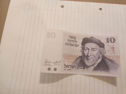 Israel-10 LIROT-MOSES MONTEFIORE-(1973)-(BLACK-NUMBER)-(340)-(0026867178)-VERY GOOD-bank Note - Israël