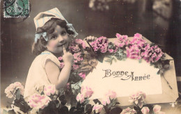 FANTAISIE - Bonne Année - Nouvel An - Enfant - Carte Postale Ancienne - Año Nuevo