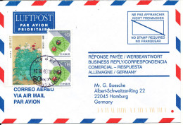 Japan Air Mail Cover Sent To Germany 8-3-1999 Topic Stamps - Cartas & Documentos