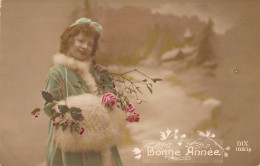 FANTAISIE - Bonne Année - Nouvel An - Enfant - Carte Postale Ancienne - Año Nuevo