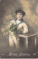 FANTAISIE - Bonne Année - Nouvel An - Enfant - Carte Postale Ancienne - New Year