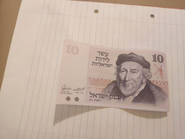 Israel-10 LIROT-MOSES MONTEFIORE-(1973)-(BLACK-NUMBER)-(343)-(0026867214)-VERY GOOD-bank Note - Israele