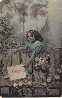 FANTAISIE - Bonne Année - Nouvel An - Enfant - 1907 -  Carte Postale Ancienne - Nouvel An