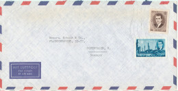 Iran Air Mail Cover Sent To Denmark Topic Stamps - Iran