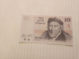 Israel-10 LIROT-MOSES MONTEFIORE-(1973)-(BLACK-NUMBER)-(347)-(0212419215)-VERY GOOD-bank Note - Israel