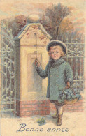 FANTAISIE - Bonne Année - Nouvel An - Enfant - Illustration - Carte Postale Ancienne - New Year