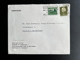 NETHERLANDS 1964 LETTER 'S GRAVENHAGE TO BERN 15-06-1964 NEDERLAND FREEMASONRY MASONRY - Brieven En Documenten