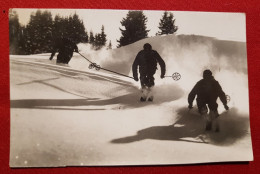 Carte Rétrécit - Sport Divers Ski, Skieur, Skieurs , Neige - Deportes De Invierno