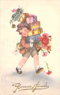 FANTAISIE - Bonne Année - Nouvel An - Enfant - Illustration - Carte Postale Ancienne - Nieuwjaar