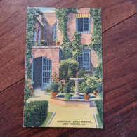 NON-CIRCULATED POSTCARD - USA - COURTYARD LITTLE THEATRE, NEW ORLEANS, LA. - New Orleans