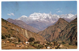 Katmandu - Villaggio Di Montagna E Il Dhaulagiri - Nepal