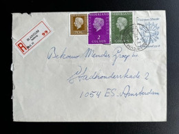 NETHERLANDS 1979 REGISTERED LETTER BLARICUM HOOIBRUG TO AMSTERDAM 07-02-1979 NEDERLAND AANGETEKEND - Covers & Documents