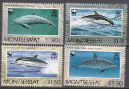 MONTSERRAT  786-789, Postfrisch **, WWF, Weltweiter Naturschutz: Delphine, 1990 - Montserrat