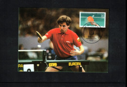 Germany Berlin 1985 Table Tennis Maximumcard - Tenis De Mesa