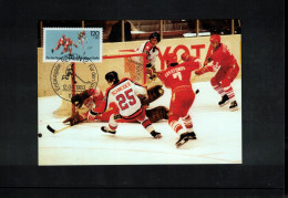 Germany Berlin 1983 Ice Hockey Maximumcard - Jockey (sobre Hielo)