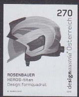 AUSTRIA(2018) Helmet. Black Print. Creation Of Rosenbauer Industries - Makers Of Firefighting Equipment. - Proeven & Herdruk