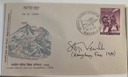 Mt. Everest, Himalaya,expedition,autograph,alpinismo,climbing,nepal,Belgium,signed Cover, - Bergsteigen