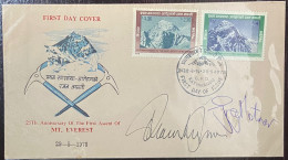 Everest, Himalaya,expedition,autograph,alpinismo,climbing,nepal,Belgium,signed Cover, - Escalade