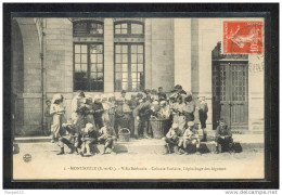 MONTSOULT : Villa Béthanie Colonie Scolaire, L'épluchage Des Légumes - Montsoult