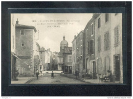 63 - ST GERMAIN LEMBRON : La Roue D'Issoire Et L'hotel De La Poste - Saint Germain Lembron