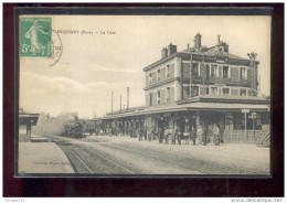 27 - SERQUIGNY : La Gare Avec Train - Serquigny