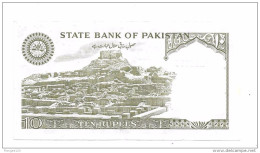 Billet State Bank Of PAKISTAN TEN RUPEES - Pakistan