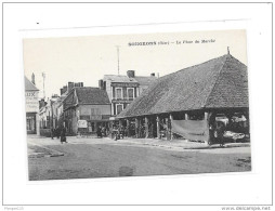 60 - SONGEONS : La Place Du Marché, - Songeons