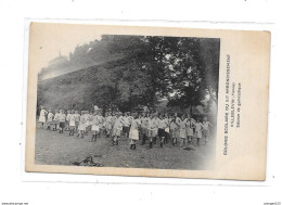 89 - VILLEBLEVIN : Colonie Scolaire Du 12 Ième Arrondissement, Séance De Gymnastique, - Villeblevin