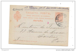 Entier Postal ESPAGNE - 1850-1931