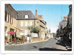 23 - DUN LE PALESTEL : Grande Rue, Commerces, Voitures Anciennes, Citroen DS - Dun Le Palestel