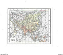 CHROMO CACAO VAN HOUTEN : Carte ASIE - Van Houten