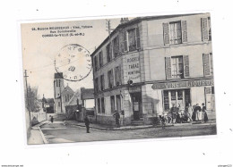 77 - COMBS LA VILLE : Maison MOUSSEAUX, Vins, Tabacs, - Combs La Ville