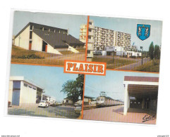 78 - PLAISIR : Carte Multivues, Gare, Relais Paroissiale, - Plaisir