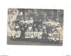 78 - Carte Photo Groupe Enfants Ecole, Photo LIEGAUT à RAMBOUILLET - Rambouillet