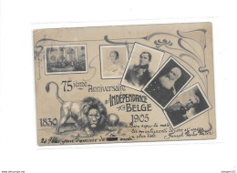 75 Ième Anniversaire De L'Indépendance BELGE 1905 - Feesten En Evenementen