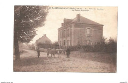 63 - SAINT GERVAIS D'AUVERGNE : Villa Des Lauriers, La Rue Du Patronaga - Saint Gervais D'Auvergne