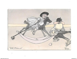 CPA Illustrateur E.P (Emile Poiret) : Thème Sport, LE POLO, - Boxe