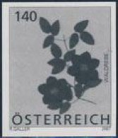 AUSTRIA(2007) Clematis. Black Print. - Probe- Und Nachdrucke