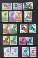 ZIBELINE EUROPA CEPT 1967  TIMBRES  XX MNH Luxembourg Chypre Cyprus Liechtenstein Grece San Marino Deutchland - 1967