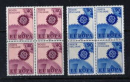 ITALIE ITALIA  BLOC DE 4 EUROPA CEPT XX MNH 1967 - Collections (sans Albums)