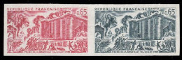 FRANCE(1971) Storming Of The Bastille. Trial Color Proof Pair. Scott No 1307, Yvert No 1680. - Pruebas De Colores 1945-…