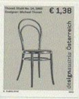 AUSTRIA(2004) Chair. Black Print. Design Austria. - Ensayos & Reimpresiones