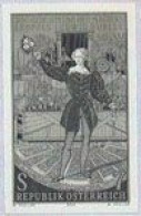 AUSTRIA(2001) Leopold Ludwig Dobler. Black Print. German Magician Who First Used Electricity For His Illusions. Scott No - Probe- Und Nachdrucke