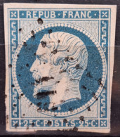 France 1852 Louis-Napoléon N°10 Ob TB Cote 45€ - 1852 Louis-Napoléon