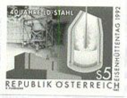 AUSTRIA(1992) LD Steel Mill. Black Print. Scott No 1568, Yvert No 1893. - Proeven & Herdruk